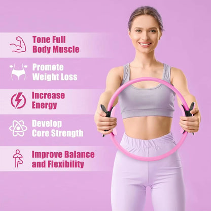 Pilates Ring Pilates Magic Fitness Circle for Toning Thighs Abs and Legs Resistance Training Body Sport Fitness Yoga Wholesale