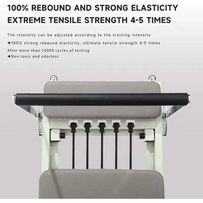 Pilates Reformer Machine ,Foldable Pilates Machine Equipment for Home,Suitable for Beginners and Intermediate Users